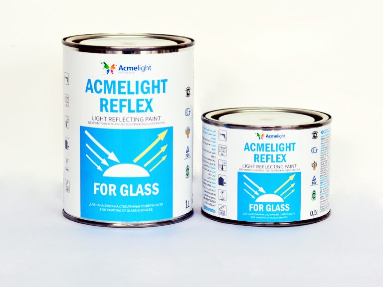 Acmelight Reflex for Glass – двокомпонентна світловідбиваюча фарба для скляних поверхонь